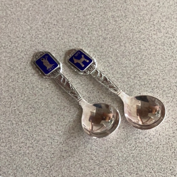 Set of Danish Christmas Spoons 1969 - 1977 ๐ฉ๐ฐ - Picture 6 of 11